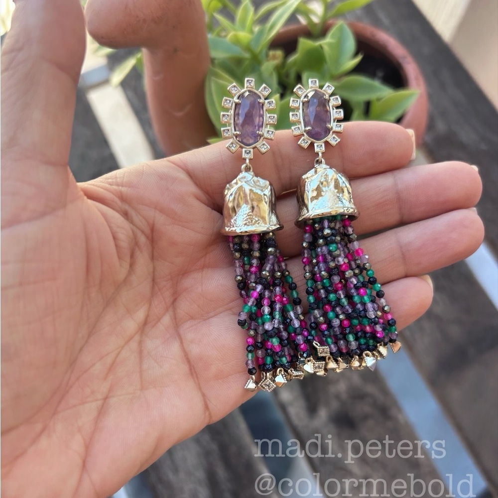 Kendra Scott Beaded Statement Earrings - image 2